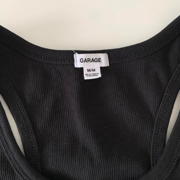 Black Ribbed Tank Top - Picture 2 of 2